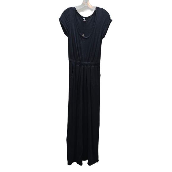 Free People Beach Women's Back Cut Out Adriana Maxi Dress Black Size Small - Picture 1 of 7